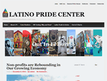 Tablet Screenshot of latinopridecenter.org